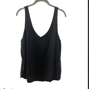 Lululemon Black Tank Top Lose Open Sides Size 4